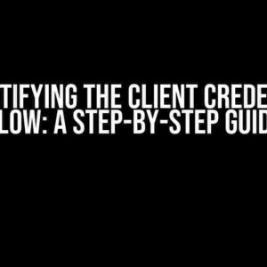 Demystifying the Client Credentials Flow: A Step-by-Step Guide